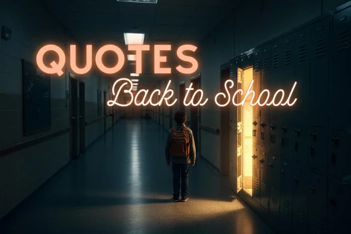 Back to School Quotes – Funny, Inspirational, students, kids, and teacher back to school quotes