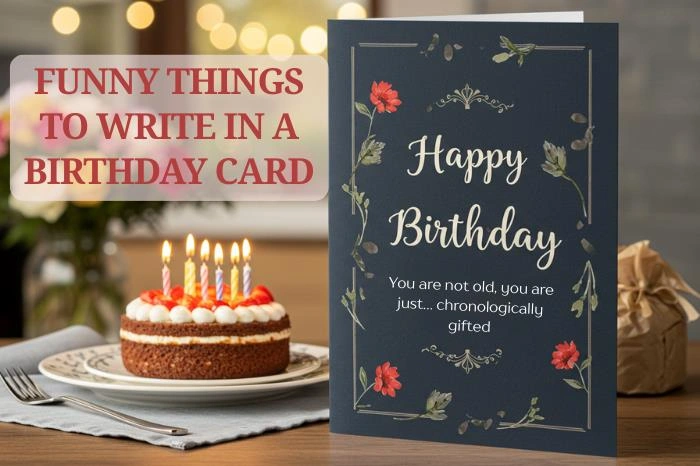 Funny Things to Write in a Birthday Card