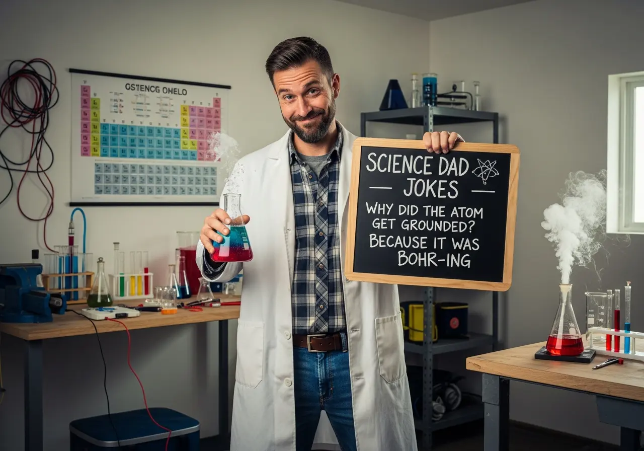 Best Science Dad Jokes – Funny, Clever & Nerdy Laughs for Everyone