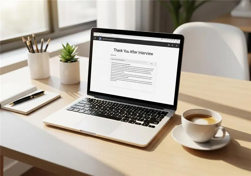 Professional Thank You Email After Interview That Gets You Hired