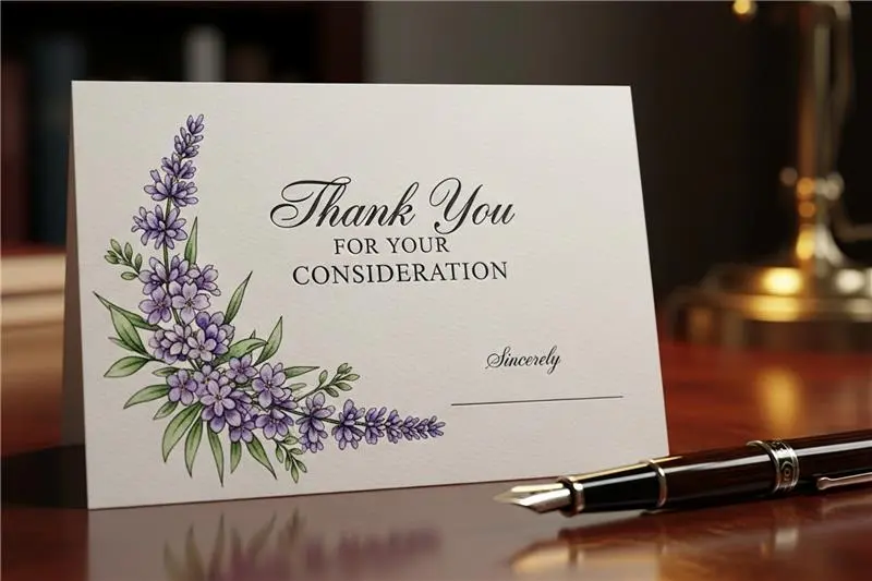 How to Use Thank You for Your Consideration Professionally?