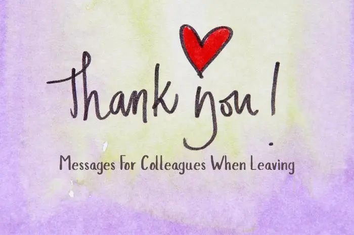45+ Thoughtful Thank You Messages for Colleagues When Leaving